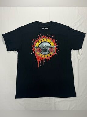 Guns N’ Roses T-Shirt, GNR Logo Blood Paint Splatter Tee (Brand New With Tags)